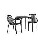 Borneo Cafébord 70*70* + Peking spisestoler Venture Design Spisegruppe