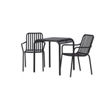 Borneo Cafébord 70*70* + Peking spisestoler Venture Design Spisegruppe