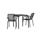 Borneo Cafébord 70*70* + Peking spisestoler Venture Design Spisegruppe