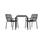 Borneo Cafébord 70*70* + Peking spisestoler Venture Design Spisegruppe
