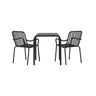 Borneo Cafébord 70*70* + Peking spisestoler Venture Design Spisegruppe
