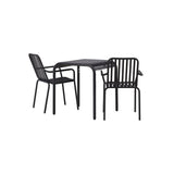Borneo Cafébord 70*70* + Peking spisestoler Venture Design Spisegruppe