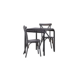Borneo Cafébord 70*70* + Tablas spisestoler Venture Design Spisegruppe