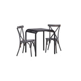 Borneo Cafébord 70*70* + Tablas spisestoler Venture Design Spisegruppe
