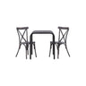 Borneo Cafébord 70*70* + Tablas spisestoler Venture Design Spisegruppe