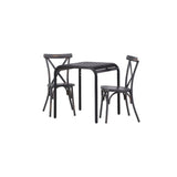 Borneo Cafébord 70*70* + Tablas spisestoler Venture Design Spisegruppe