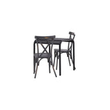 Borneo Cafébord 70*70* + Tablas spisestoler Venture Design Spisegruppe