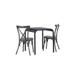 Borneo Cafébord 70*70* + Tablas spisestoler Venture Design Spisegruppe