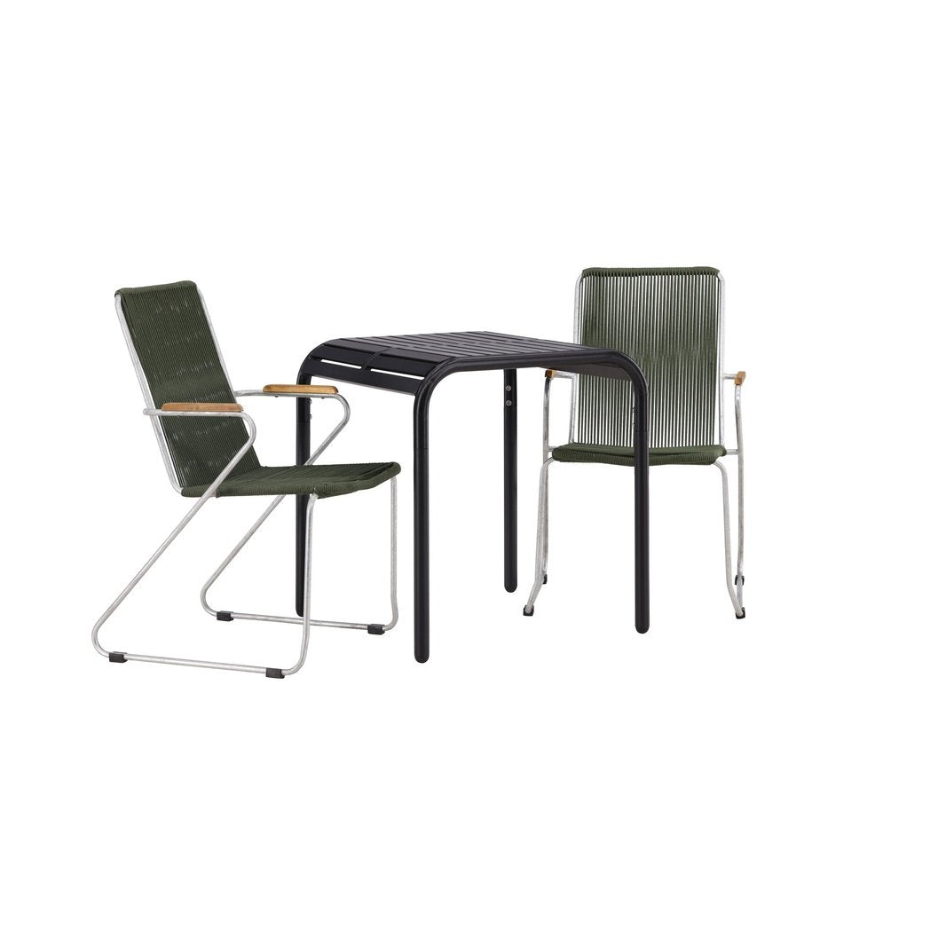 Borneo Cafébord 70*70* + Bois spisestoler Venture Design Spisegruppe