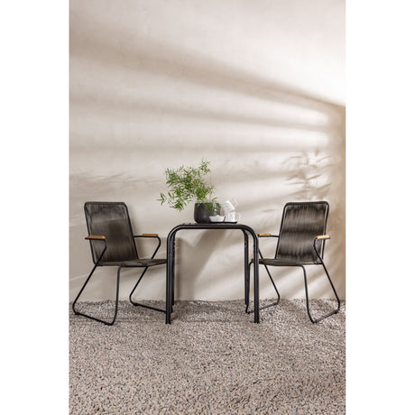 Borneo Cafébord 70*70* + Bois spisestoler Venture Design Spisegruppe