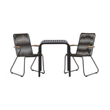 Borneo Cafébord 70*70* + Bois spisestoler Venture Design Spisegruppe