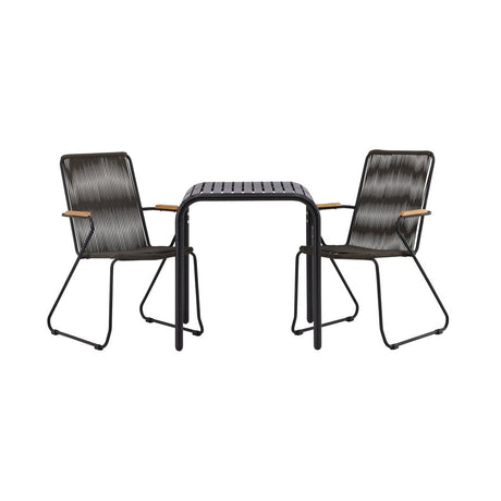 Borneo Cafébord 70*70* + Bois spisestoler Venture Design Spisegruppe
