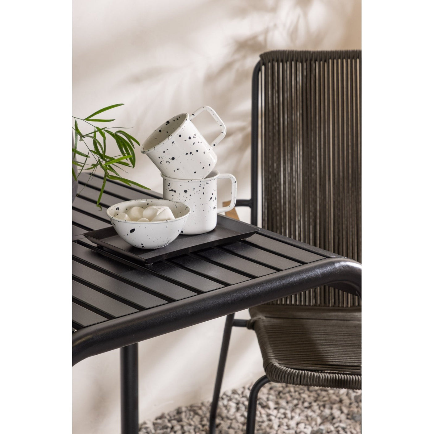Borneo Cafébord 70*70* + Bois spisestoler Venture Design Spisegruppe