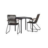 Borneo Cafébord 70*70* + Bois spisestoler Venture Design Spisegruppe