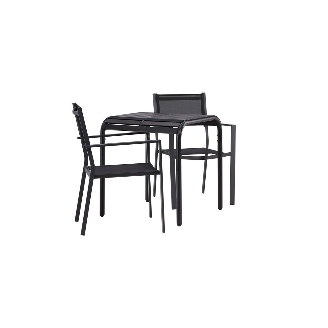 Borneo Cafébord 70*70* + Copacabana Venture Design Spisegruppe