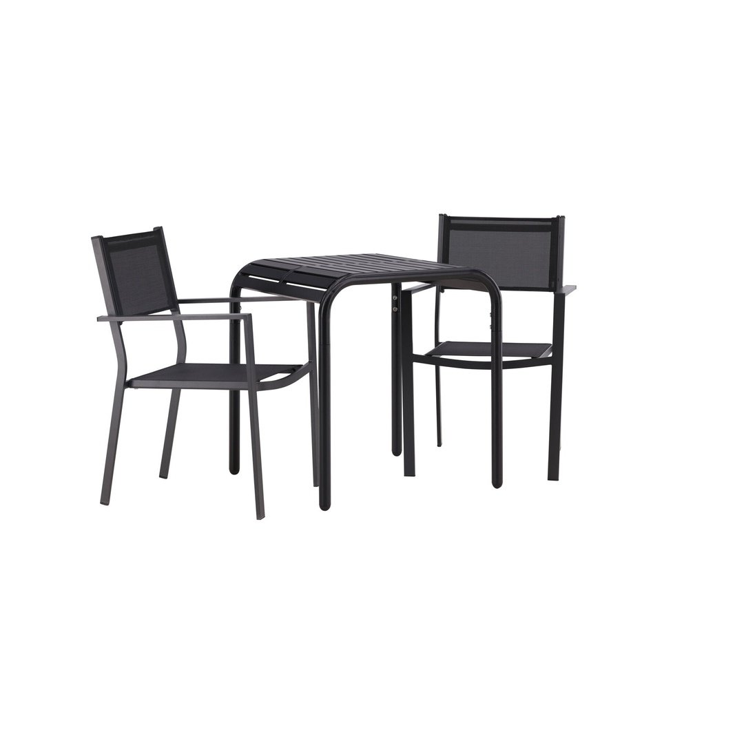 Borneo Cafébord 70*70* + Copacabana Venture Design Spisegruppe