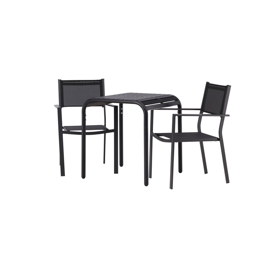 Borneo Cafébord 70*70* + Copacabana Venture Design Spisegruppe
