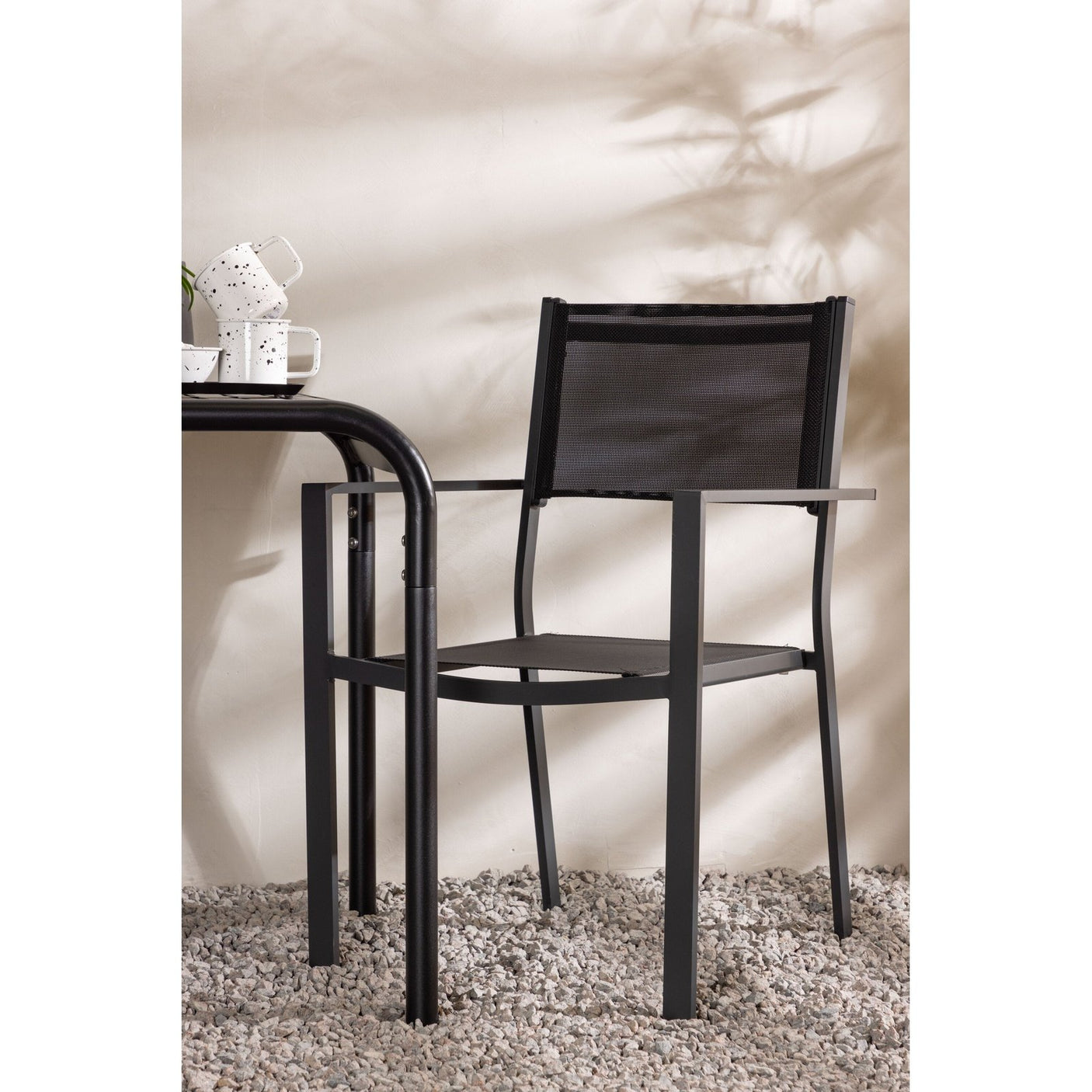 Borneo Cafébord 70*70* + Copacabana Venture Design Spisegruppe