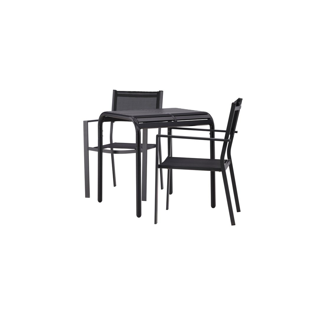 Borneo Cafébord 70*70* + Copacabana Venture Design Spisegruppe