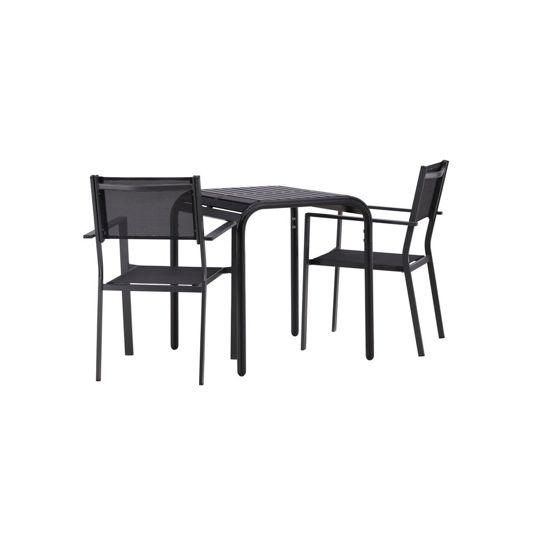 Borneo Cafébord 70*70* + Copacabana Venture Design Spisegruppe