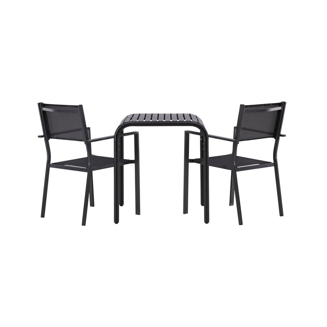 Borneo Cafébord 70*70* + Copacabana Venture Design Spisegruppe