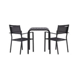 Borneo Cafébord 70*70* + Copacabana Venture Design Spisegruppe
