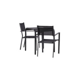 Borneo Cafébord 70*70* + Copacabana Venture Design Spisegruppe
