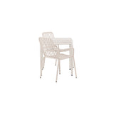 Borneo Cafébord 70*70* + Peking spisestoler Venture Design Spisegruppe