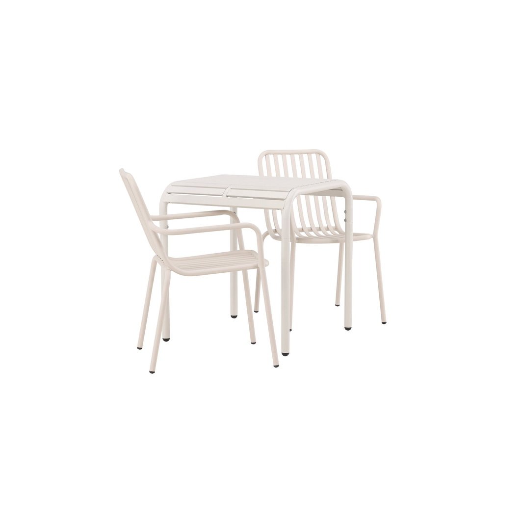 Borneo Cafébord 70*70* + Peking spisestoler Venture Design Spisegruppe