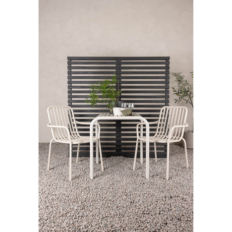 Borneo Cafébord 70*70* + Peking spisestoler Venture Design Spisegruppe
