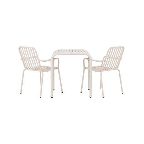 Borneo Cafébord 70*70* + Peking spisestoler Venture Design Spisegruppe