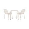 Borneo Cafébord 70*70* + Peking spisestoler Venture Design Spisegruppe