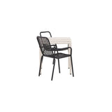 Borneo Cafébord 70*70* + Peking spisestoler Venture Design Spisegruppe