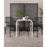 Borneo Cafébord 70*70* + Peking spisestoler Venture Design Spisegruppe