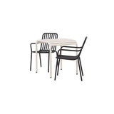 Borneo Cafébord 70*70* + Peking spisestoler Venture Design Spisegruppe