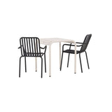 Borneo Cafébord 70*70* + Peking spisestoler Venture Design Spisegruppe