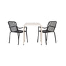 Borneo Cafébord 70*70* + Peking spisestoler Venture Design Spisegruppe