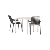 Borneo Cafébord 70*70* + Peking spisestoler Venture Design Spisegruppe