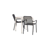 Borneo Cafébord 70*70* + Peking spisestoler Venture Design Spisegruppe
