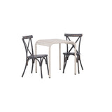 Borneo Cafébord 70*70* + Tablas spisestoler Venture Design Spisegruppe
