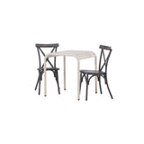 Borneo Cafébord 70*70* + Tablas spisestoler Venture Design Spisegruppe