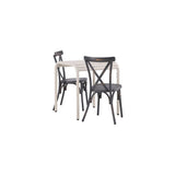 Borneo Cafébord 70*70* + Tablas spisestoler Venture Design Spisegruppe