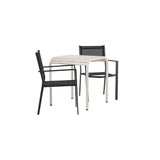 Borneo Cafébord 70*70* + Copacabana stol Venture Design Spisegruppe