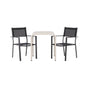 Borneo Cafébord 70*70* + Copacabana stol Venture Design Spisegruppe