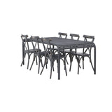 Borneo Spisebord 100*200* + Tablas spisestoler Venture Design Spisegruppe