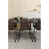 Borneo Spisebord 100*200* + Lindos spisestoler Venture Design Spisegruppe