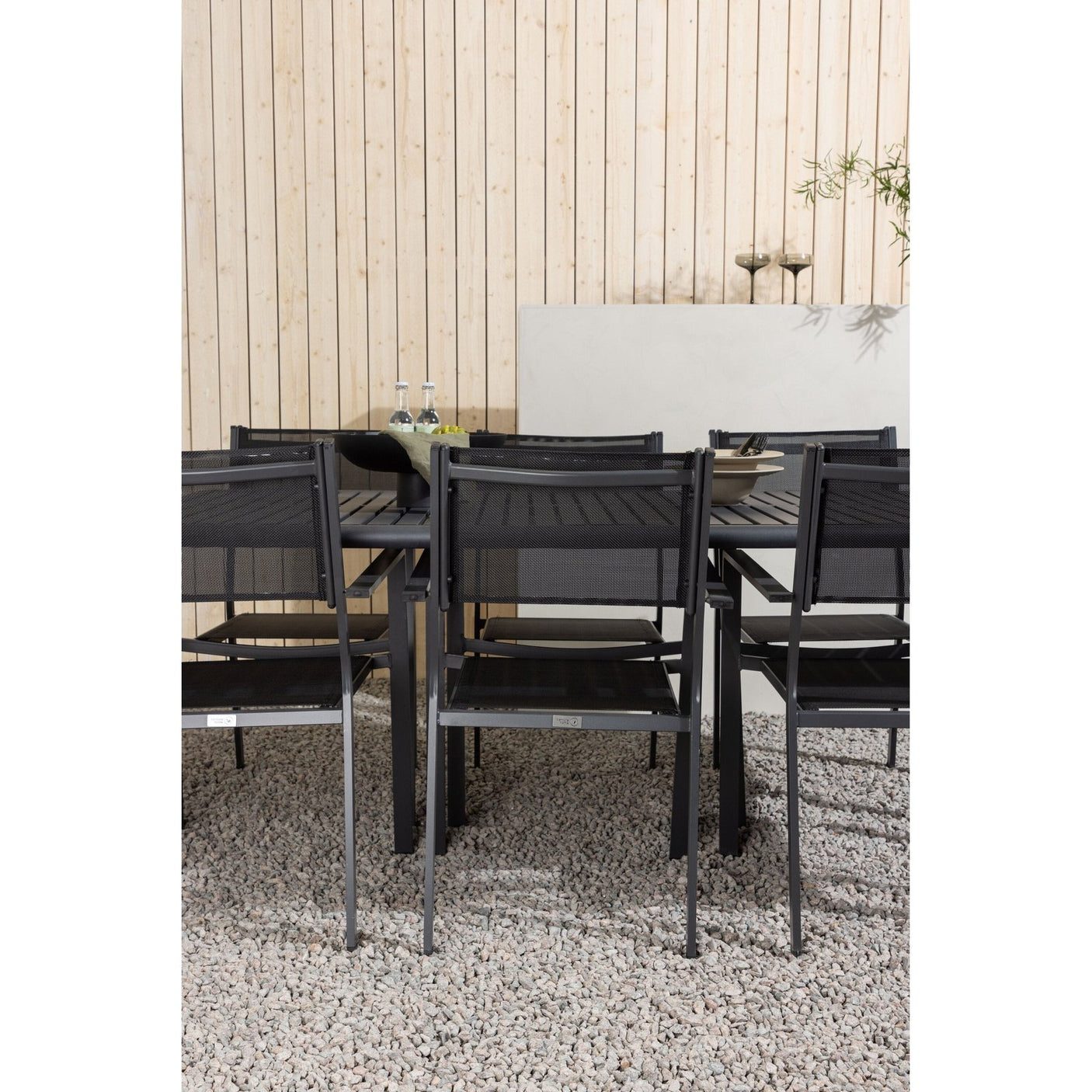 Borneo Spisebord 100*200* + Copacabana Venture Design Spisegruppe