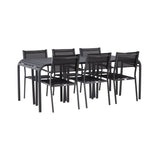 Borneo Spisebord 100*200* + Copacabana Venture Design Spisegruppe