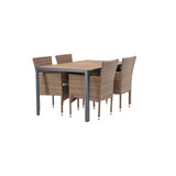 Break Spisebord 90*150* + Malina spisestoler Venture Design Spisegruppe