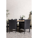 Break Spisebord 90*150* + Malina spisestoler Venture Design Spisegruppe